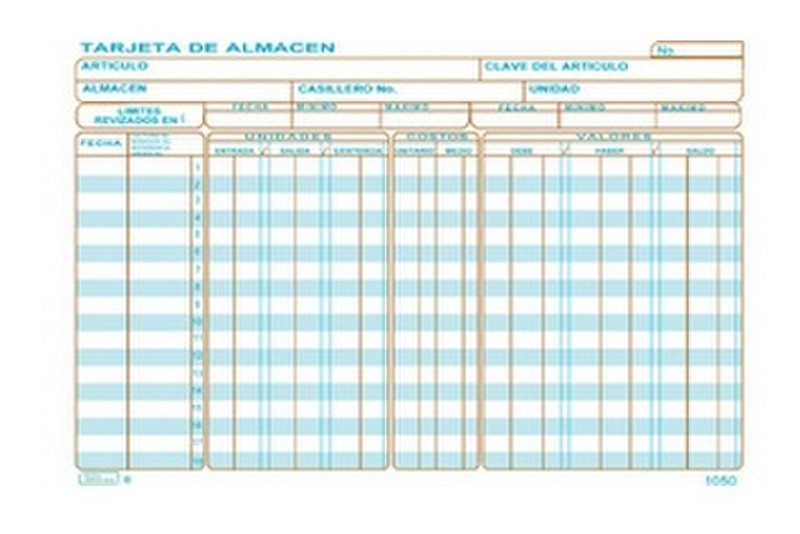 Printaform B-1050 accounting form/book