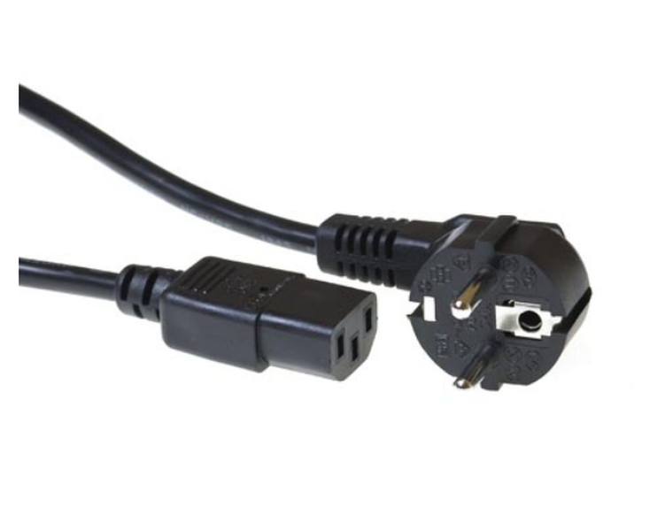 Advanced Cable Technology CEE 7/7 - C13, 10.00m 10m CEE7/7 Schuko C13 coupler Black power cable
