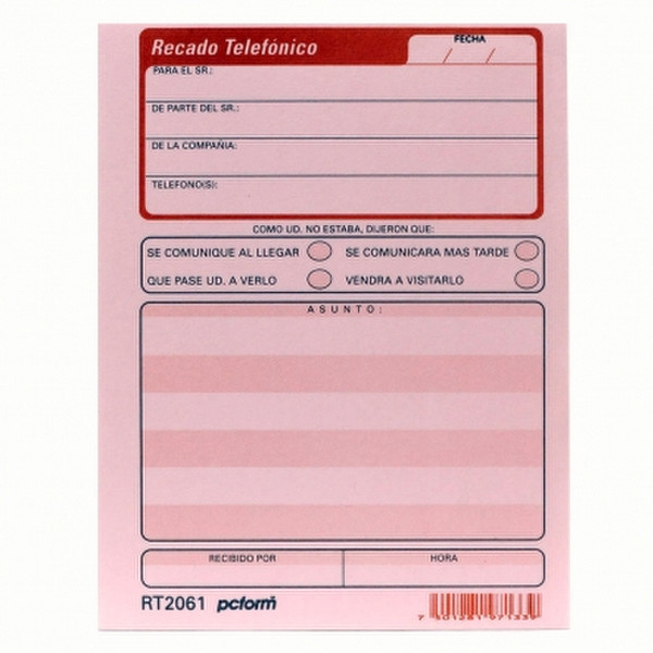 IRASAFORTEC RT-2061 accounting form/book