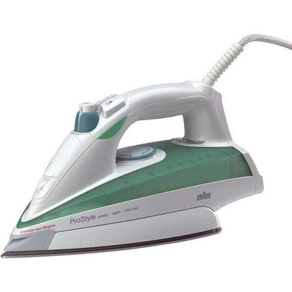 Braun TexStyle 7 710 Dry & Steam iron 2300W Grün, Weiß