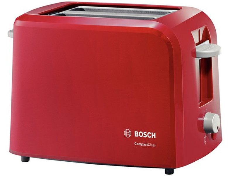 Bosch TAT3A014 2slice(s) 980W Red toaster