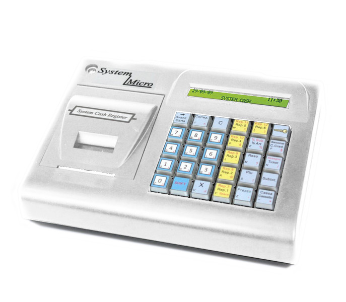 System Connection System Micro 500PLUs LCD cash register
