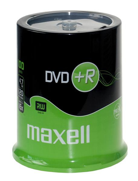 Maxell DVD+R 4.7GB 100pk 4.7ГБ DVD+R 100шт