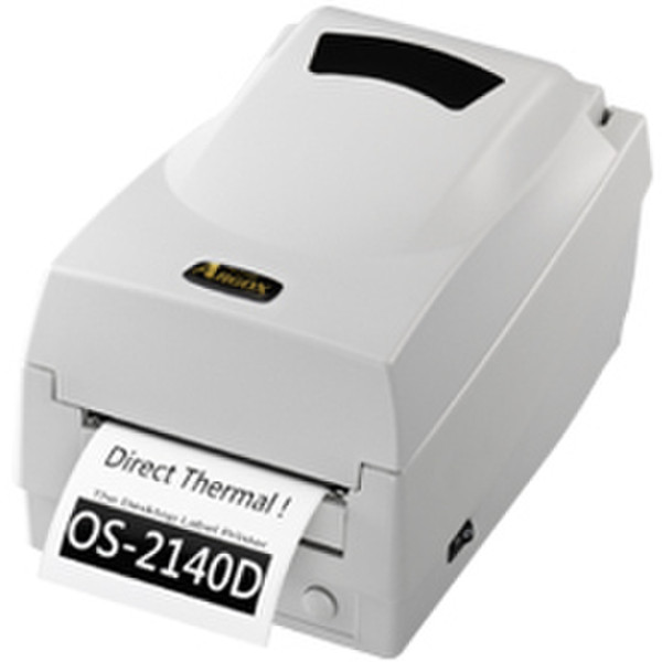Argox OS-2140D Прямая термопечать Белый устройство печати этикеток/СD-дисков
