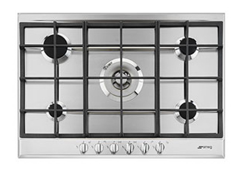 Smeg P272XGH Tabletop Gas Stainless steel hob
