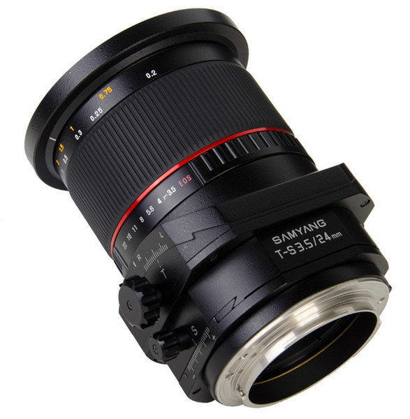 Samyang T-S 24mm 1:3.5 ED AS UMC SLR Tilt-shift lens Black