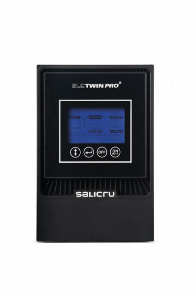 Salicru SLC-700 TWIN PRO 700VA 2AC outlet(s) Turm Schwarz Unterbrechungsfreie Stromversorgung (UPS)