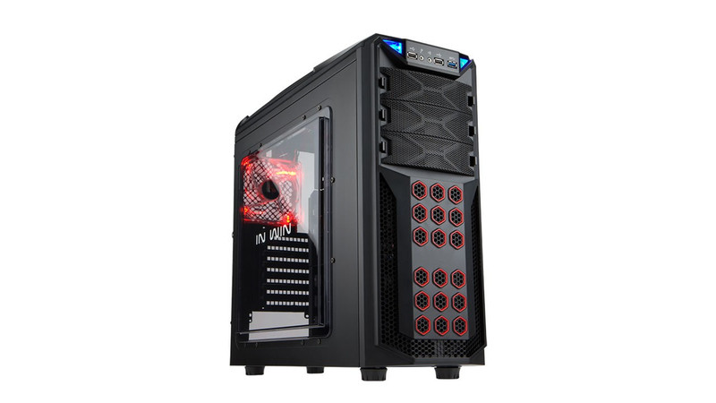 In Win GT1 Midi-Tower Blue,Red