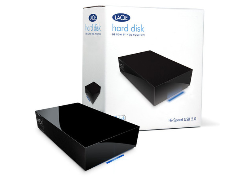 LaCie 301303E hard disk 2.0 750GB Black external hard drive