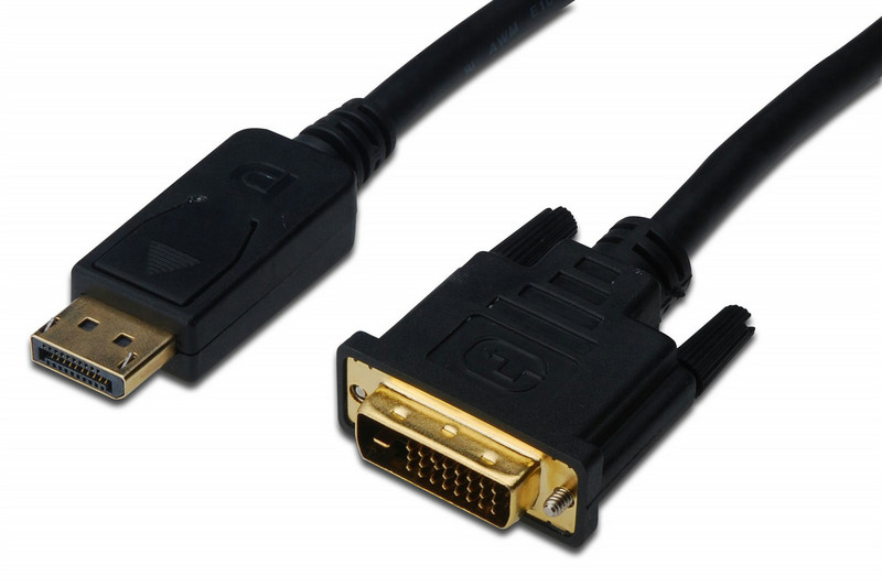 ASSMANN Electronic AK-340306-020-S 2m DisplayPort DVI-D Black video cable adapter