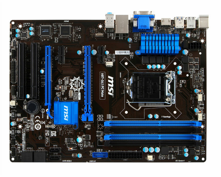 MSI H87-G41 PC Mate Intel H87 Socket H3 (LGA 1150) ATX motherboard