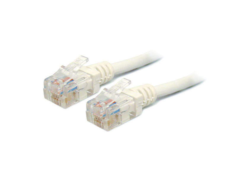 Omenex 491871 5м Белый телефонный кабель