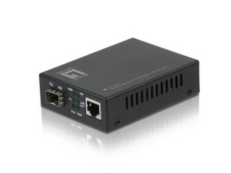 LevelOne 10/100/1000BASE-T to 1000BASE-X SFP Converter Netzwerk Medienkonverter