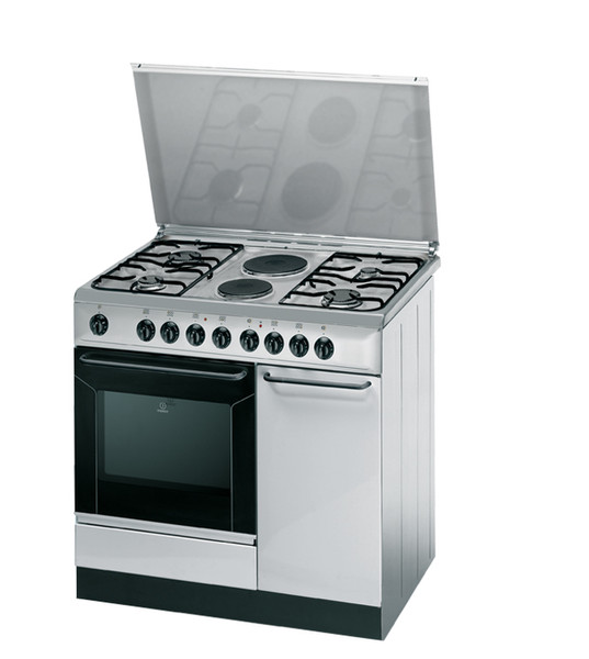 Indesit K9B11S(X)/I S Freestanding Combi hob D Stainless steel cooker