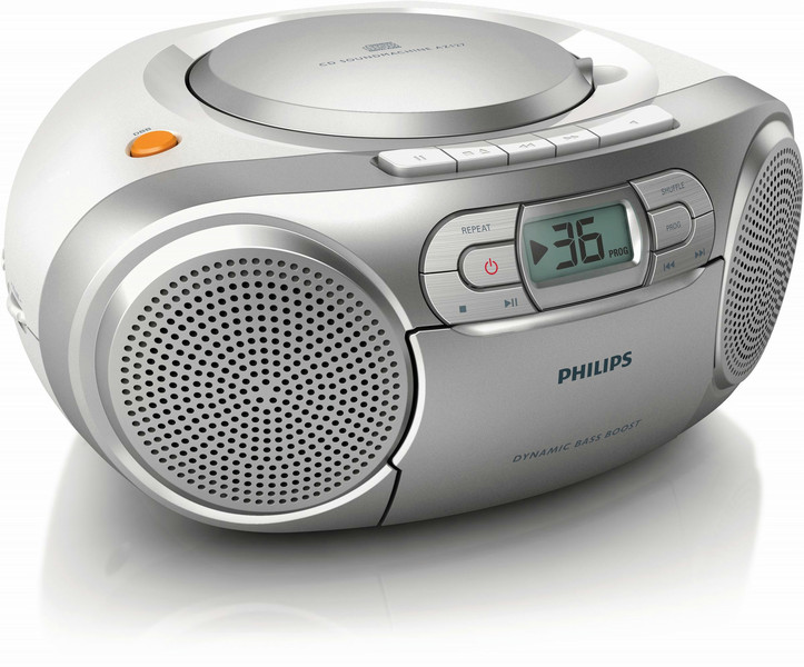 Philips AZ127/05 Portable CD player Cеребряный CD-плеер