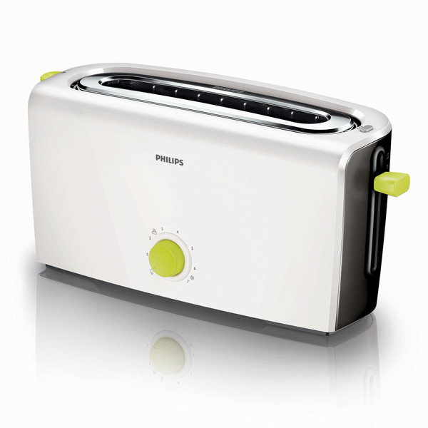 Philips Daily Collection HD2611/11 1slice(s) 1200W White,Yellow toaster