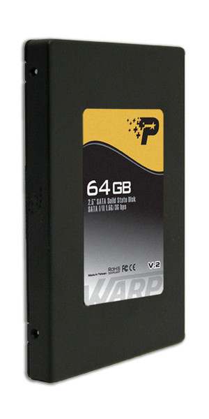Patriot Memory Extreme Flash, 64GB SSD Drive 2.5” SATA V.2 Serial ATA II solid state drive