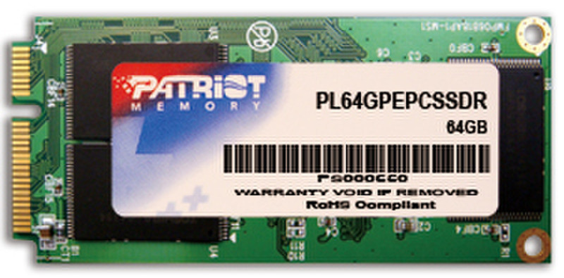 Patriot Memory Lite Series, 64GB EEE-PC SSD Upgrade PCI Express SSD-диск