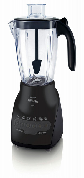 Philips Walita RI2044/60 Стационарный 2л 600Вт Черный, Cеребряный блендер