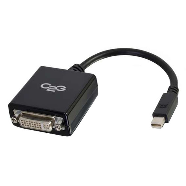 DELL C2G mini-DisplayPort - DVI-D Adapter mini-DisplayPort (M) DVI-D FM Черный