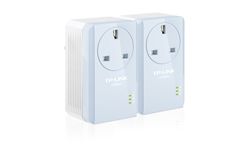 TP-LINK TL-PA451KIT 500Мбит/с Подключение Ethernet Белый 2шт PowerLine network adapter