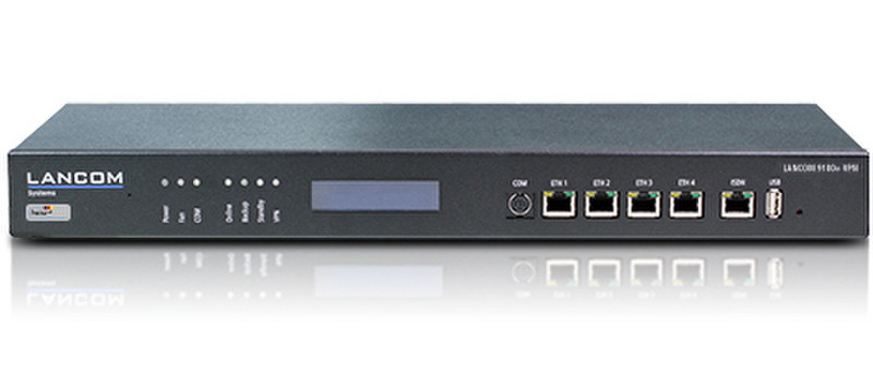 Lancom Systems 9100+ VPN Подключение Ethernet Черный проводной маршрутизатор
