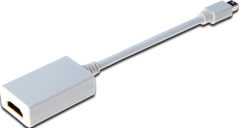 Ednet 31200 mini DisplayPort HDMI Weiß Videokabel-Adapter