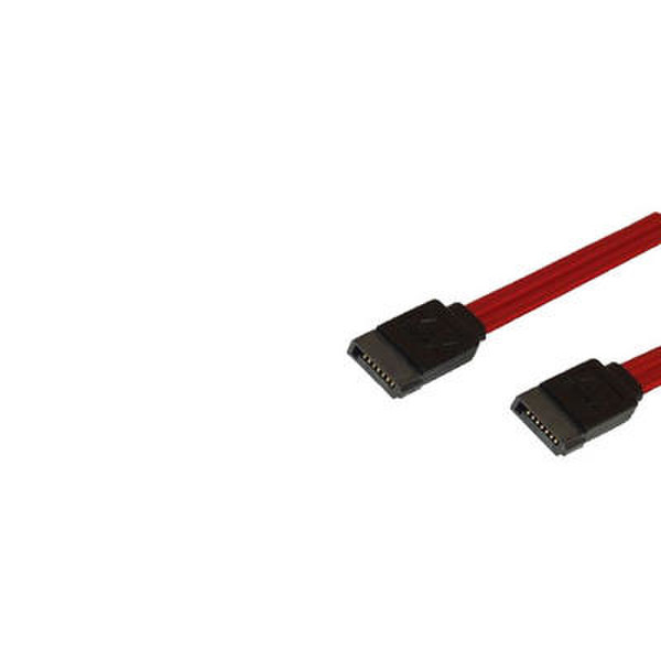 MediaRange MRCS134 0.3м SATA 7-pin SATA 7-pin Черный, Красный кабель SATA