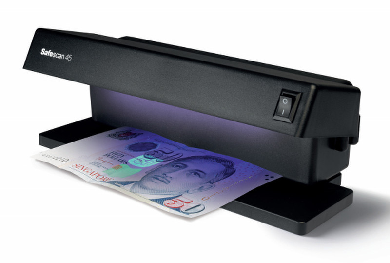 Safescan 45 Black counterfeit bill detector