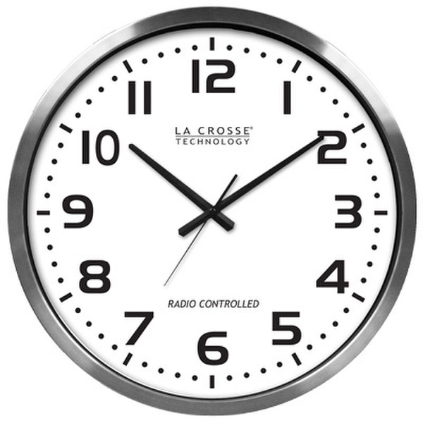 La Crosse Technology 404-1220 Atomic wall clock Kreis Schwarz, Weiß Wanduhr