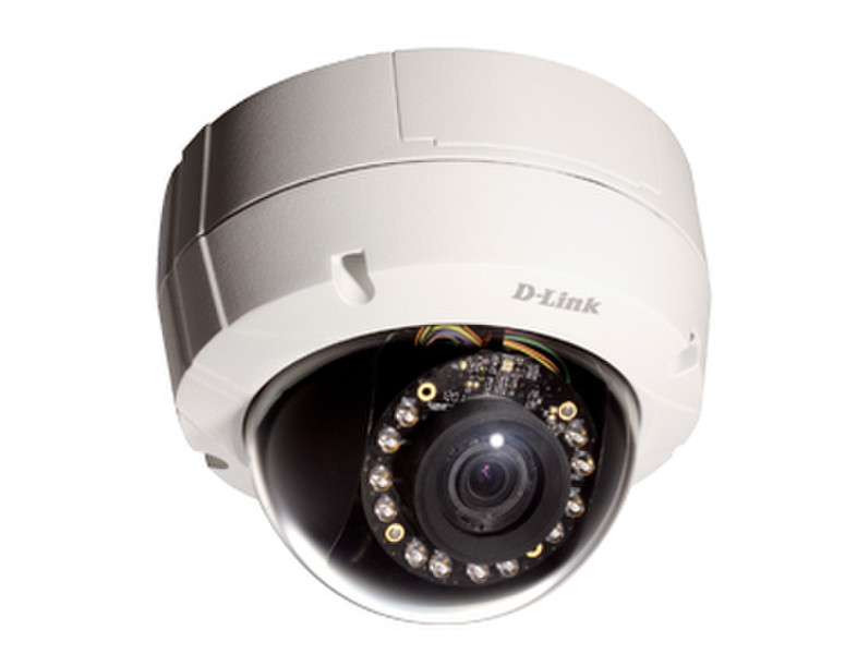 D-Link DCS-6513/E IP security camera Вне помещения Dome Белый камера видеонаблюдения