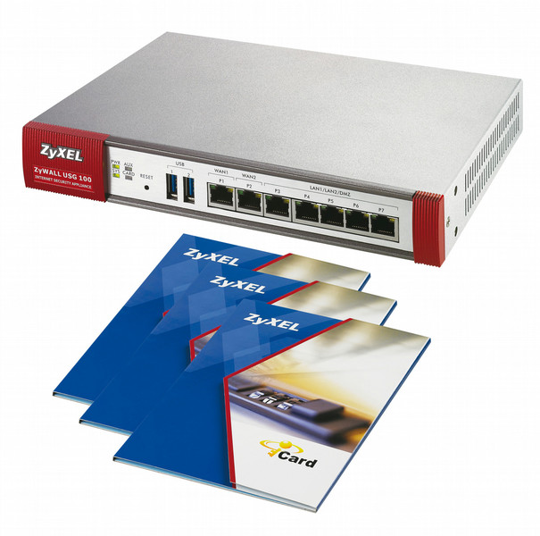 ZyXEL ZY-USG100PACKUTM hardware firewall