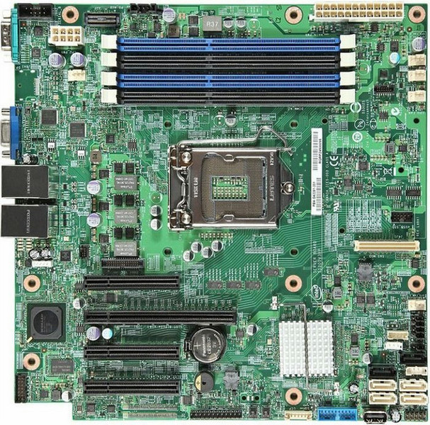 Intel S1200V3RPS Intel C224 LGA 1150 (Socket H3) материнская плата для сервера/рабочей станции