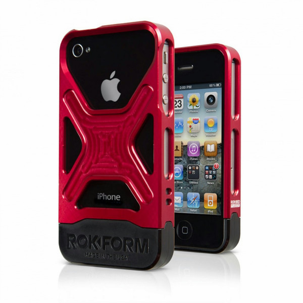 Rokform Rokbed Fuzion Cover red friPhone 4/4s 3.5Zoll Cover case Rot