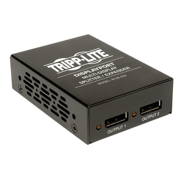 Tripp Lite 2-Port DisplayPort 1.2 Multi-Stream Transport (MST) Hub, 3840 x 2160 4K x 2K UHD video splitter