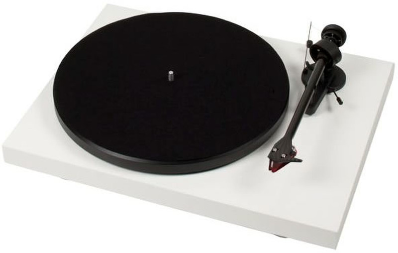 Pro-Ject Debut Carbon 2M Red Belt-drive audio turntable Белый