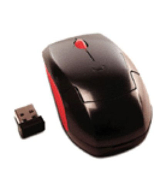 Lenovo Wireless Laser Mouse Беспроводной RF Лазерный 1200dpi Красный компьютерная мышь