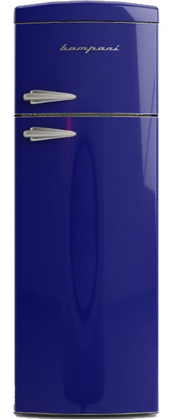 Bompani BODP268/B freestanding 311L A+ Blue fridge-freezer