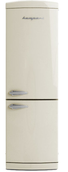 Bompani BOCB675/C Отдельностоящий 302л A+ Кремовый холодильник с морозильной камерой