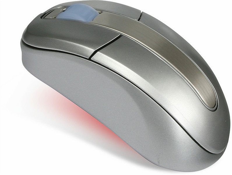 SPEEDLINK RF Plate Metal Mouse, silver RF Wireless Optisch 800DPI Silber Maus