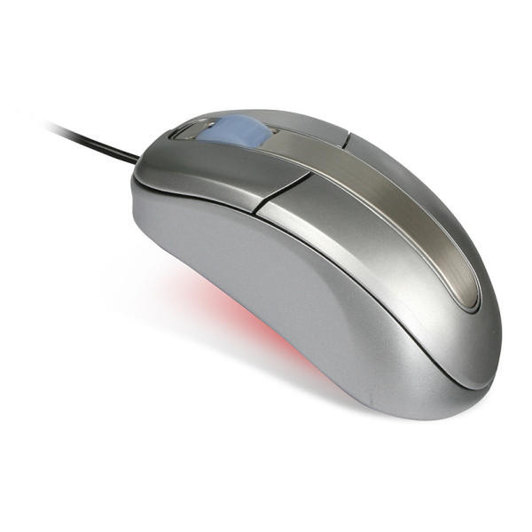 SPEEDLINK Plate Metal Mouse, silver USB Optisch 800DPI Silber Maus