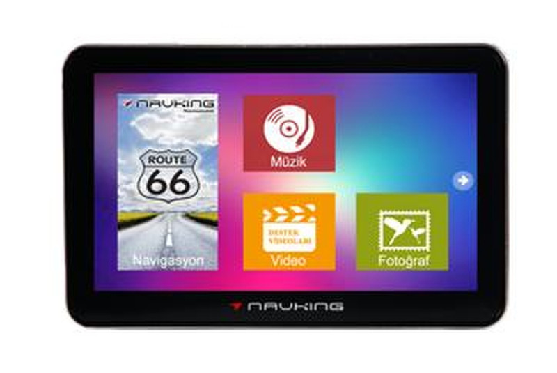 Navking Route 66 Maxi Neon Tragbar / Fixiert 4.3Zoll Touchscreen 133g Schwarz