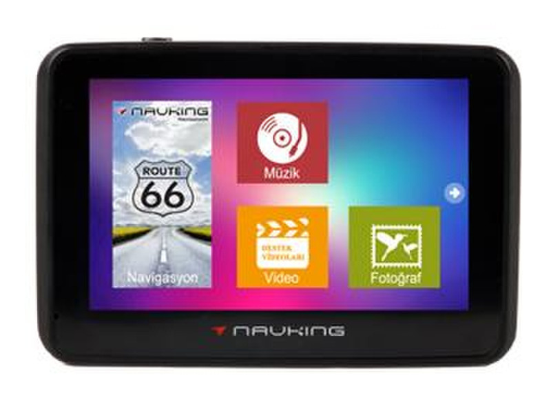 Navking Route 66 Maxi Soft Handheld/Fixed 4.3" Touchscreen 129.3g Black