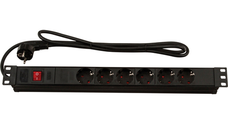 LANDE LN-PRZ-EKO-1U3P-SC 3AC outlet(s) 250V 2.5m Black surge protector