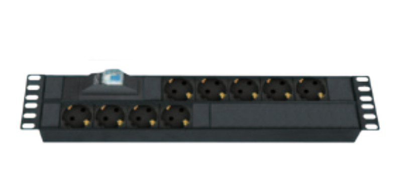 LANDE LN-PRZ-SGT-2U9P-SC 9AC outlet(s) 2U Black power distribution unit (PDU)