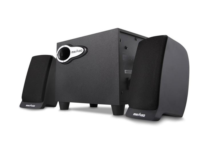 Mikado MD-2012 18W Black speaker set