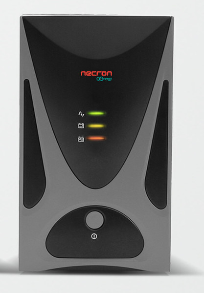 NECRON SPIDY 1000VA Line-Interactive 1000VA 3AC outlet(s) Black,Grey uninterruptible power supply (UPS)