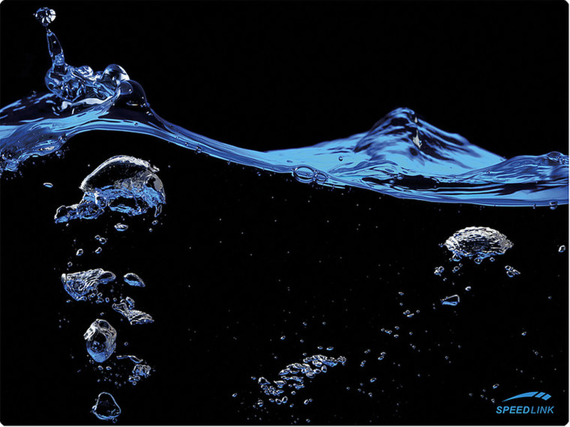 SPEEDLINK Silk Mousepad XXL, Blue Water Schwarz Mauspad