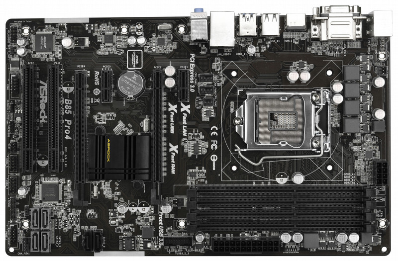 Asrock B85 Pro4 Intel B85 Socket H3 (LGA 1150) ATX motherboard