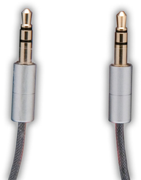 Cellular Line MP3AUXMUSICCABLE 3.5mm 3.5mm Silber Audio-Kabel